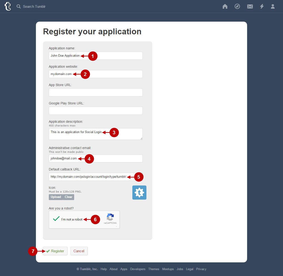 How to Add Magento Tumblr Login to Your Website - Plumrocket Documentation